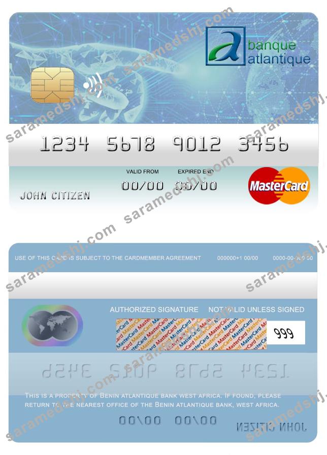 Benin Atlantique bank mastercard